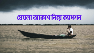মেঘলা আকাশ নিয়ে ক্যাপশন