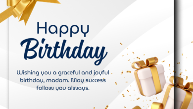 Happy Birthday Madam wishes in English
