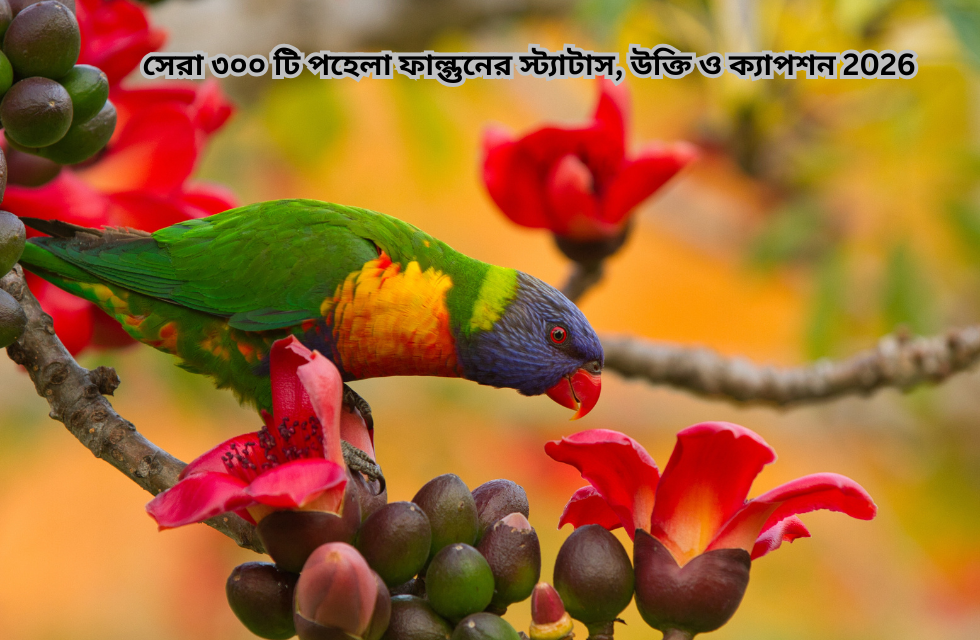 সেরা ৩০০ টি পহেলা ফাল্গুনের স্ট্যাটাস, উক্তি ও ক্যাপশন 2026.png