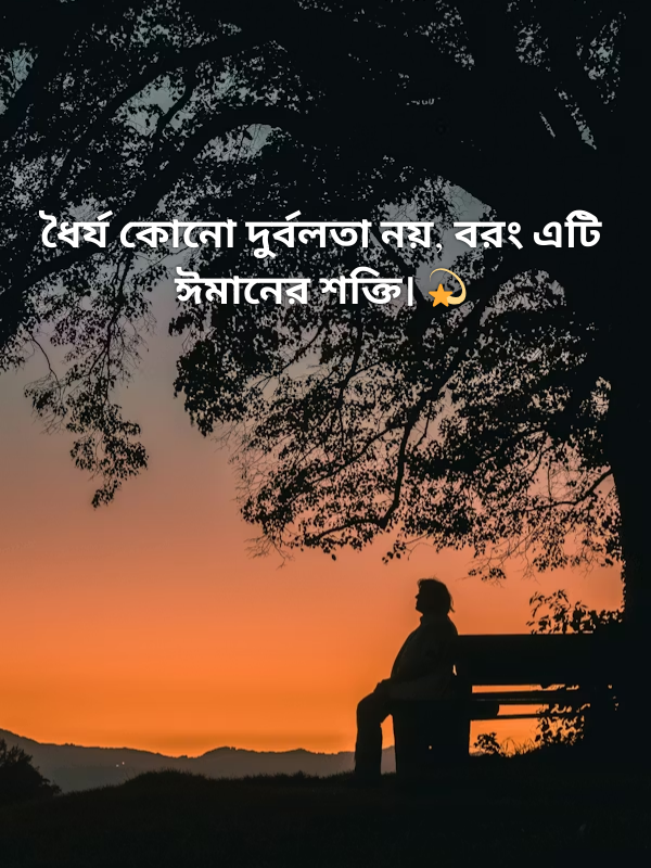ধৈর্য কোনো দুর্বলতা নয়, বরং এটি ঈমানের শক্তি। 💫.png