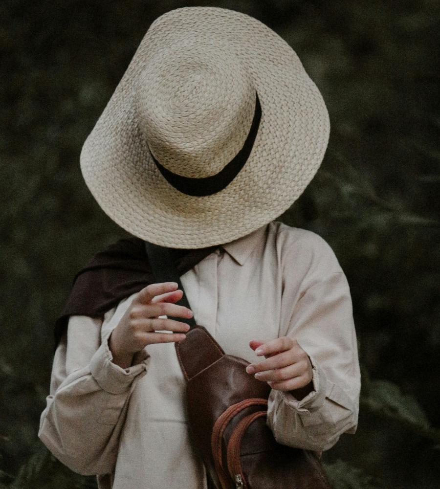 Stylish Girl Hidden Face FB DP