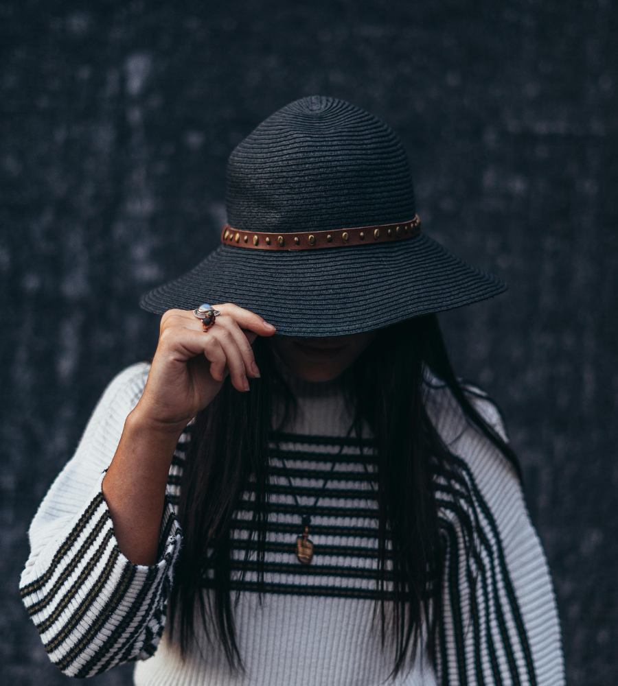 Stylish Hidden Face Cute Girl Images