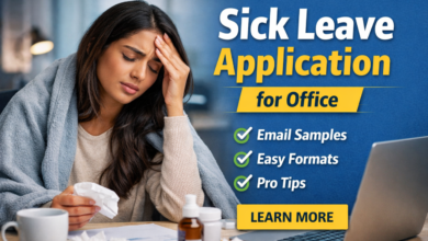 Application for Sick Leave: Some Best Formats in 2026