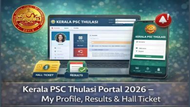 PSC Thulasi Login: Access Kerala PSC My Profile & Hall Ticket