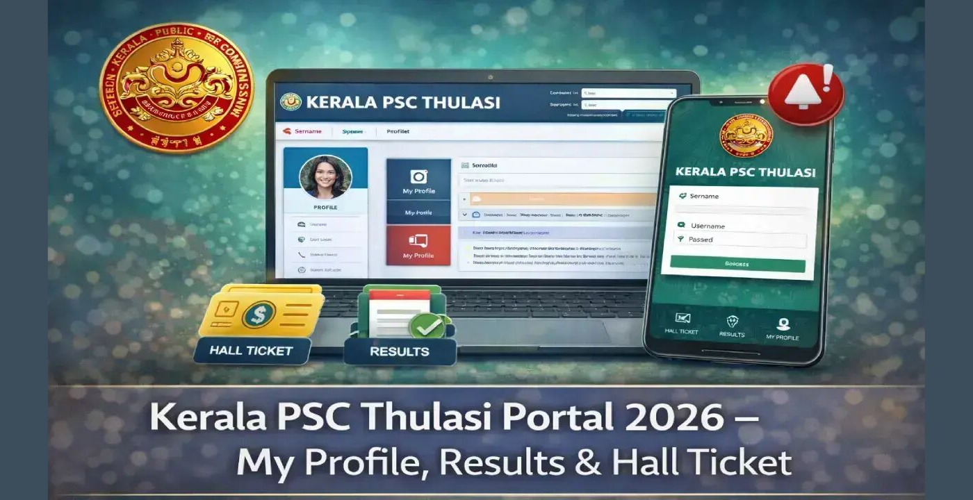 PSC Thulasi Login: Access Kerala PSC My Profile & Hall Ticket