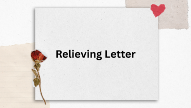 Relieving Letter Image