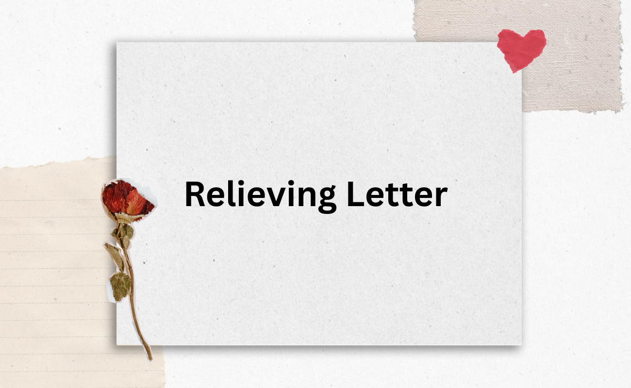 Relieving Letter Image